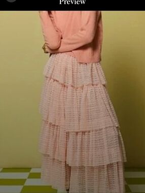 Intimately Free (free people) pink sheer slip skirt dress
